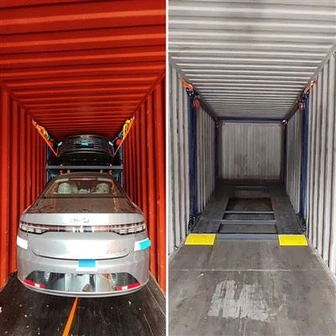 Containerbiltransport